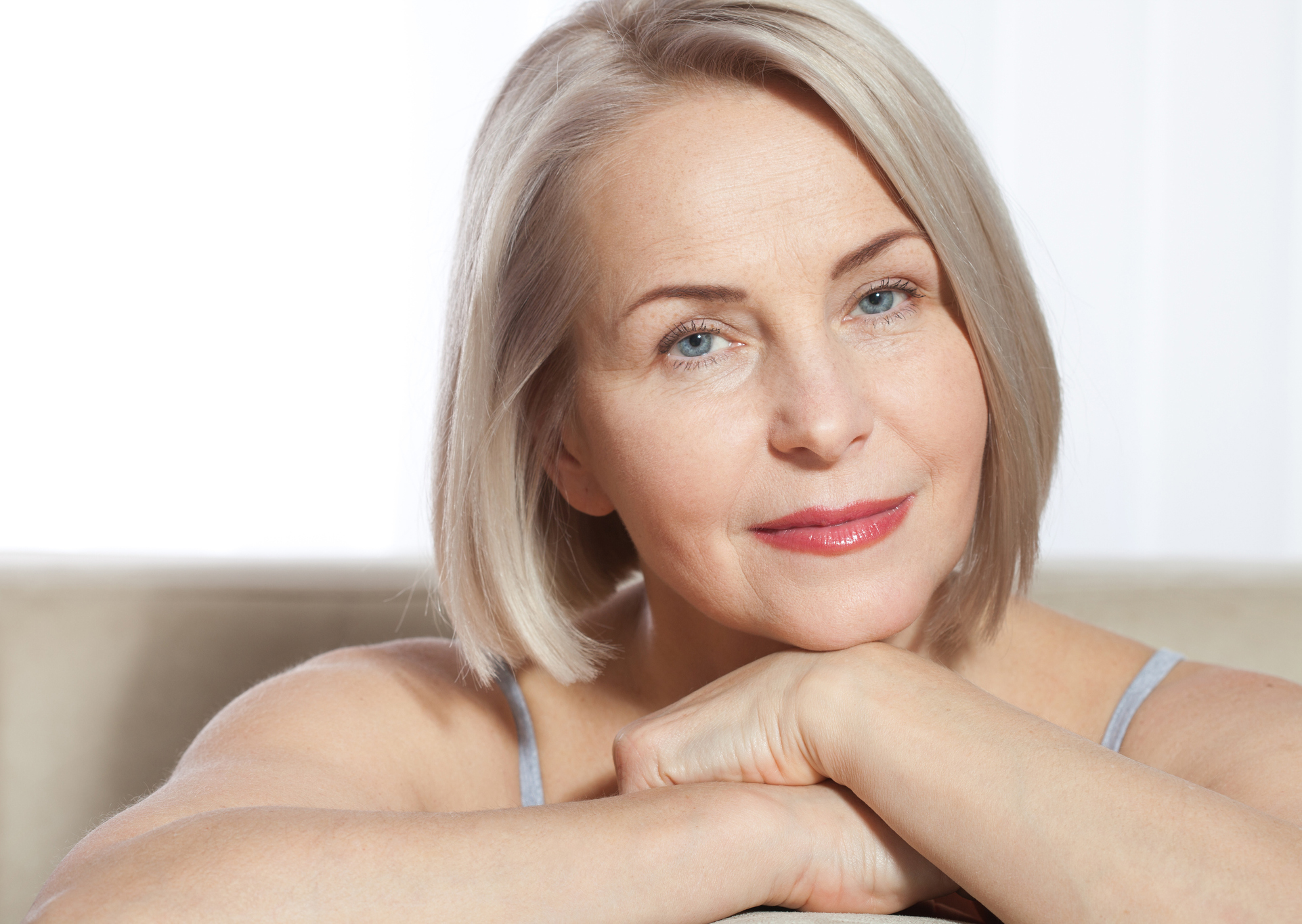 Beauty Woman with perfect skin Portrait. Plastic surgery collagen injections. Macro face. Selective focus on face. Realistic images with their own imperfections. Microblading in Savannah, GA