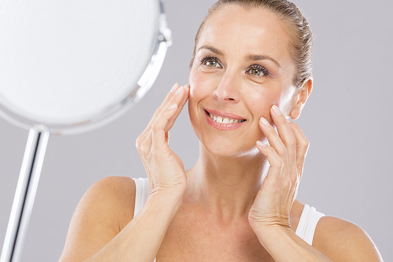 Mature woman, wrinkles and beauty. Non-Surgical Treatments in Savannah, GA